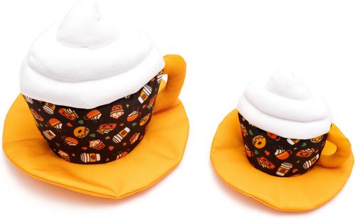 Show full view: The Worthy Dog Pumpkin Spice Party Dog Hat, Brown, Large slide 4 of 6