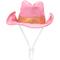 Show in main carousel: The Worthy Dog Cowboy Party Dog Hat, Pink, Small slide 1 of 5