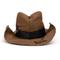 Show in main carousel: The Worthy Dog Cowboy Party Dog Hat, Brown, Large slide 5 of 6