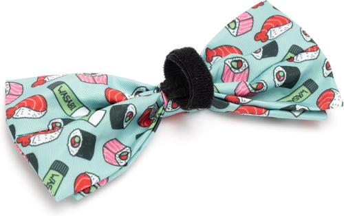 Show full view: The Worthy Dog Sushi Dog Bow Tie, Green, Small slide 5 of 5