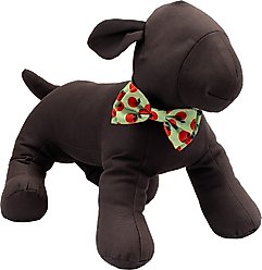 The Worthy Dog Tomatoes Dog Bow Tie, Green, Large slide 2 of 4