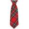 Show in main carousel: The Worthy Dog Red Plaid III Dog Neck Tie, Red, Large slide 1 of 1
