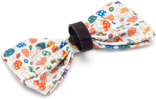 Show full view: The Worthy Dog Mushrooms Dog Bow Tie, Green, Large slide 3 of 3