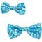 Show in main carousel: The Worthy Dog Preppy Bones Dog Bow Tie, Blue, Small slide 2 of 4