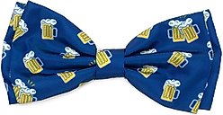 The Worthy Dog Cheers Dog Bow Tie, Blue, Small slide 1 of 3