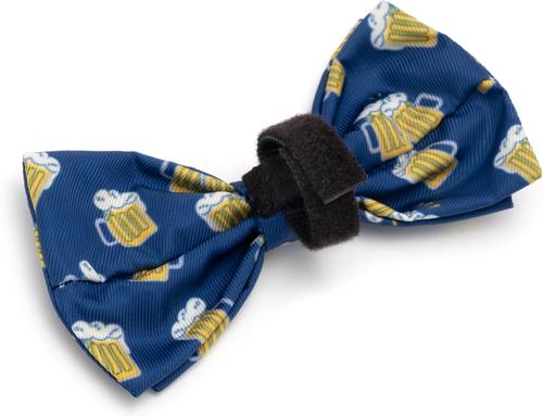 Show full view: The Worthy Dog Cheers Dog Bow Tie, Blue, Large slide 4 of 4