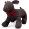 Show in main carousel: The Worthy Dog Buffalo Plaid Dog Bow Tie, Red, Large slide 2 of 3