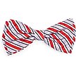 Show in main carousel: The License House Ohio State Helmet Stripe Dog Bow Tie, Gray, Large slide 1 of 1