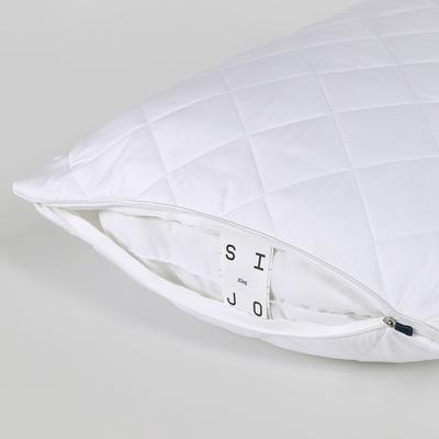 Show full view: SIJO FluffBase Eucalyptus Pillow, White, Standard/Queen / Soft slide 3 of 3