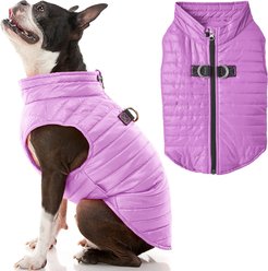 Gooby Puffer Dog Vest, Purple, Large: 20.75-in chest
