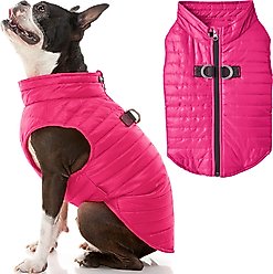 Gooby Puffer Dog Vest, Pink, Large: 20.75-in chest