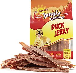 Jungle Calling Slow Roasted Duck Jerky Dog Treats, 10.6-oz bag