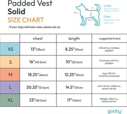 Gooby Padded Dog Vest, Purple, Large slide 2 of 5