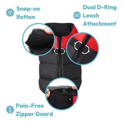 Show full view: Gooby Padded Dog Vest, Red, Medium slide 3 of 6