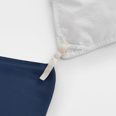 Show full view: SIJO Organic Bamboo Duvet Cover, Sapphire, King / Cal King slide 3 of 3