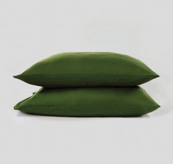 SIJO AiryWeight Eucalyptus Pillowcase Set, Forest, King, 2 count