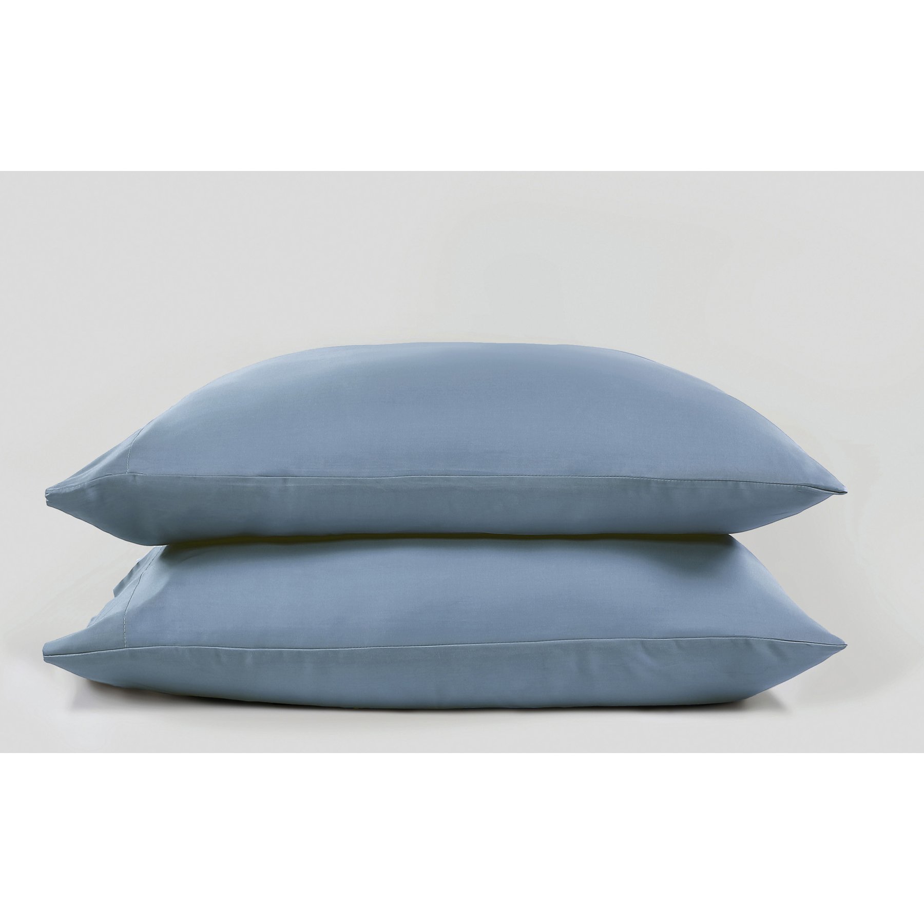 SIJO AiryWeight Eucalyptus Pillowcase Set, Sky, King, 2 count