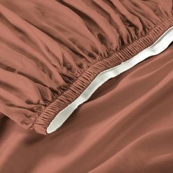 SIJO Organic Bamboo Sheet Set, clay, Cal King slide 2 of 3