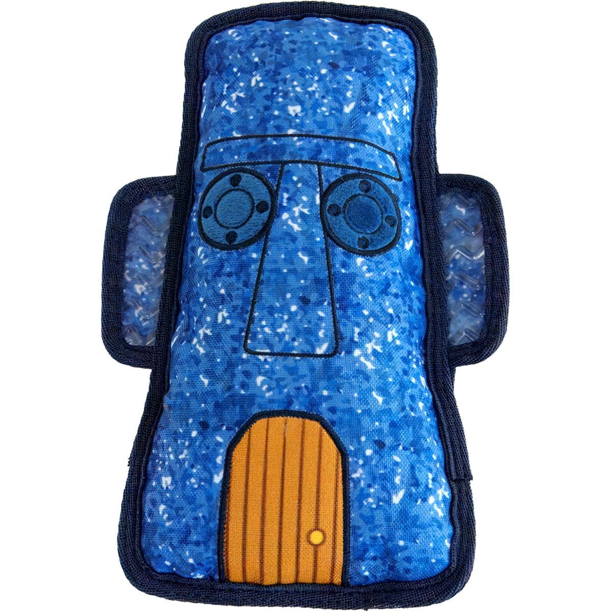 SpongeBob Tiki Tough Squeaky Plush Dog Toy, Blue