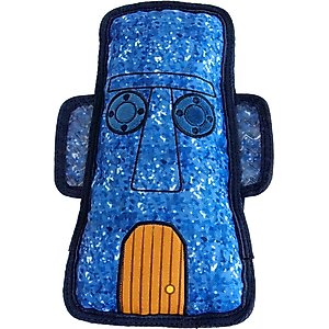 SpongeBob Tiki Tough Squeaky Plush Dog Toy, Blue