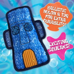 SpongeBob Tiki Tough Squeaky Plush Dog Toy, Blue slide 2 of 6
