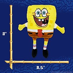 SpongeBob SquarePants Crinkles & Squeaks Plush Dog Toy, Yellow slide 2 of 6