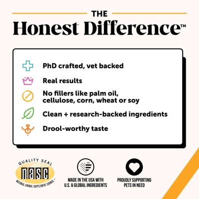 Show full view: Pet Honesty Allergy Support Pumpkin Flavored Dental Sticks for Dogs, 30 count slide 6 of 11