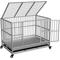 Show in main carousel: RYPetmia Rolling Dog Crate, Silver, 45.7 inch slide 10 of 11