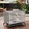 Show in main carousel: RYPetmia Rolling Dog Crate, Silver, 45.7 inch slide 4 of 11