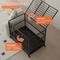 Show in main carousel: RYPetmia Rolling Dog Crate, Black, 45.7 inch slide 7 of 10