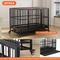 Show in main carousel: RYPetmia Rolling Dog Crate, Black, 45.7 inch slide 5 of 10