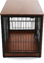 RYPetmia Furniture Style End Table Dog Crate, Black slide 2 of 9