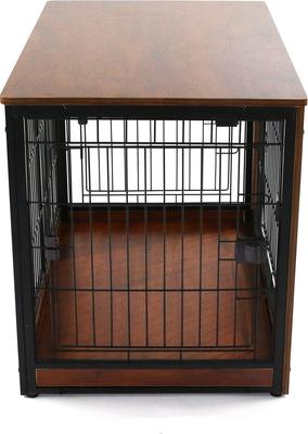 Show full view: RYPetmia Furniture Style End Table Dog Crate, Black slide 9 of 9