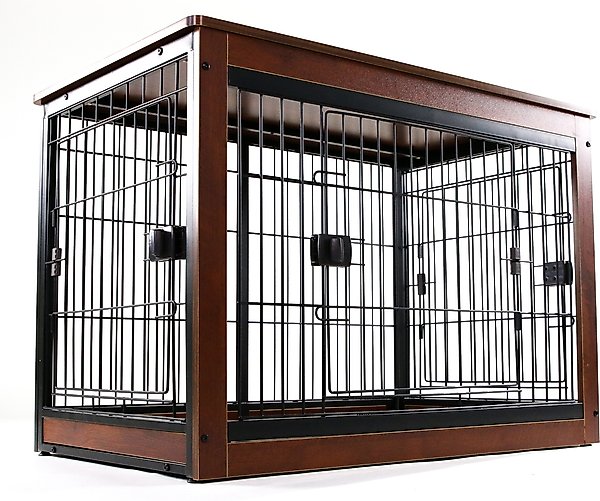 Show full view: RYPetmia Furniture Style End Table Dog Crate, Black slide 6 of 9