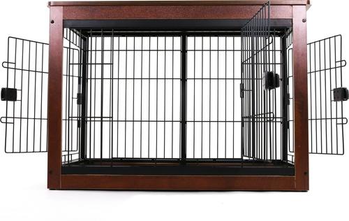 Show full view: RYPetmia Furniture Style End Table Dog Crate, Black slide 4 of 9