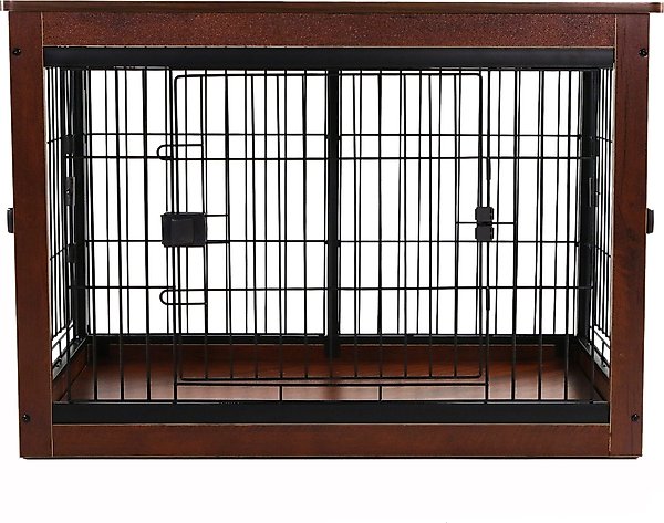 Show full view: RYPetmia Furniture Style End Table Dog Crate, Black slide 2 of 9