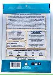 Affordable Pet Labs Basic Fecal Diagnostic Test for Dogs slide 2 of 4