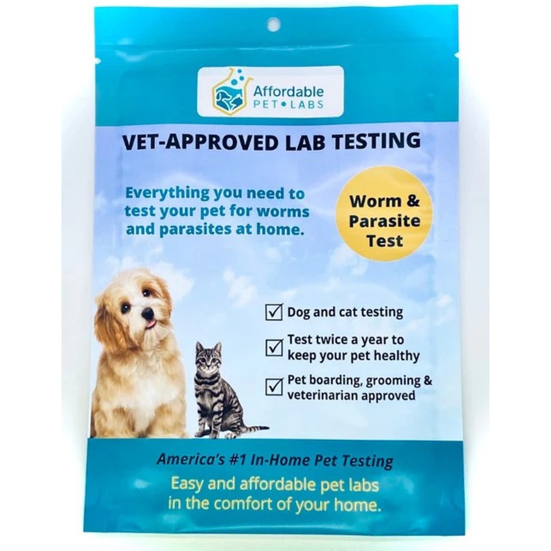 Affordable Pet Labs Basic Fecal Diagnostic Test for Cats