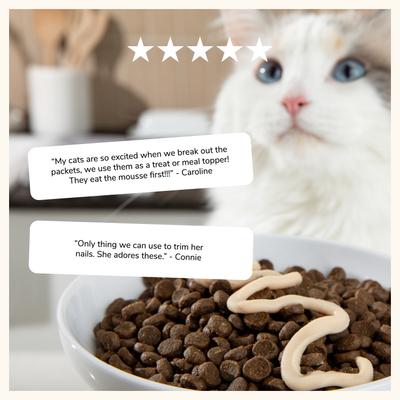 Show full view: Made by Nacho Digestive Support with Bone Broth Mousse Grain-Free Lickable Cat Treat, 0.5-oz tube, 12 count slide 8 of 8