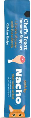 Show full view: Made by Nacho Immunity Support with Bone Broth Mousse Grain-Free Lickable Cat Treat, 0.5-oz tube, 12 count slide 3 of 8