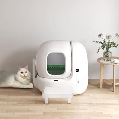 Show full view: PETKIT Easy-Step Pedal Cat Ramp, White, 13.18 x 7.87 x 4.35-in slide 9 of 10