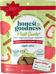 Honest To Goodness Plant Snacks Howliday Apple Spice Recipe Dog Treats, 4-oz bag