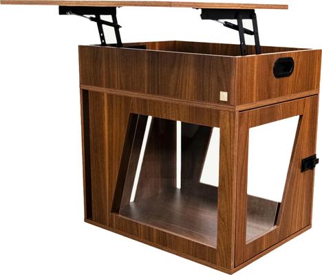 Show full view: INSTACHEW Penny Furniture Style Dog Crate, Walnut, 24-inch slide 3 of 5