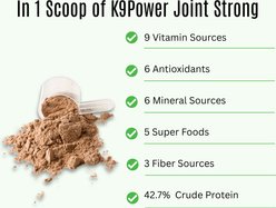 K9 POWER Joint Strong Chicken Flavored Powder Joint Supplement for Dog, 3-lb slide 2 of 6