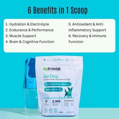 Show full view: K9 POWER Go Dogs Vitamin Supplement for Dogs, 1-lb slide 3 of 5