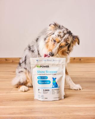 Show full view: K9 POWER Show Stopper Healthy Coat & Skin Dog Supplement, 3-lb slide 6 of 10
