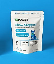 K9 POWER Show Stopper Healthy Coat & Skin Dog Supplement, 1-lb