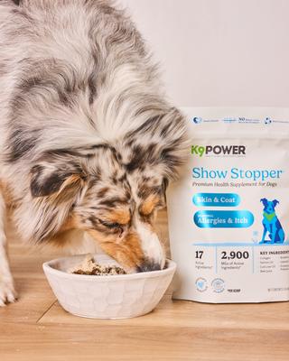 Show full view: K9 POWER Show Stopper Healthy Coat & Skin Dog Supplement, 1-lb slide 7 of 11