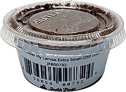 Josh's Frogs Black Soldier Fly Larvae Live Feed Reptile Food, X-Small, 250 count