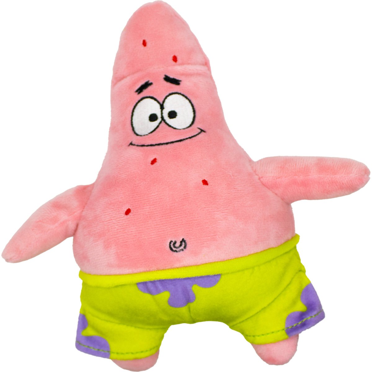 SpongeBob Patrick Squeaky Plush with Spiky Ball Dog Toy, Pink